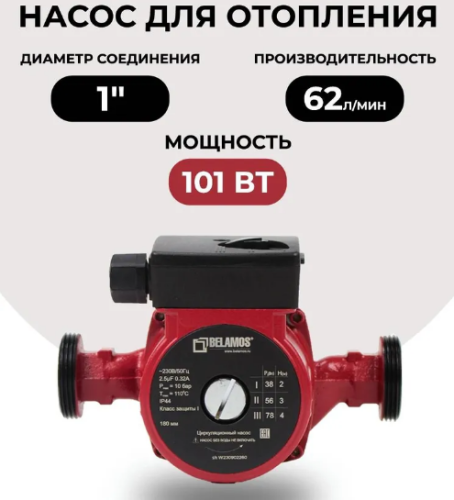 ����� �������������� BRS25/6G (180��) � ������� BELAMOS