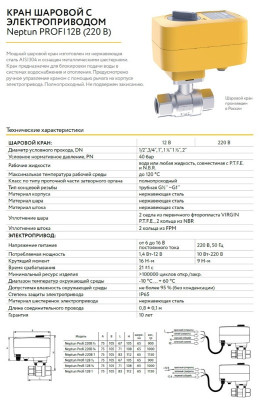 ���� ������� � ��������������� Neptun PROFI 220� 1/2 ���������� ������