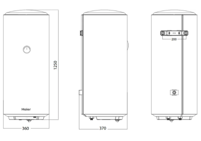��������������� HAIER ES80V-B2 SLIM (������������,�����,�������, ������������� ���) 1,5 ���